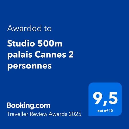 Studio 500M Palais Cannes 2 Personnes Kültér fotó